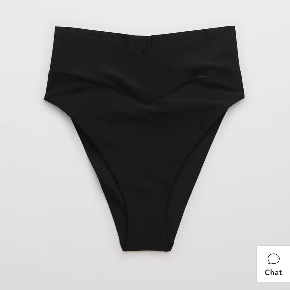 NWT - YELLOW Aerie Crossover High Cut Cheeky Bikini Bottom